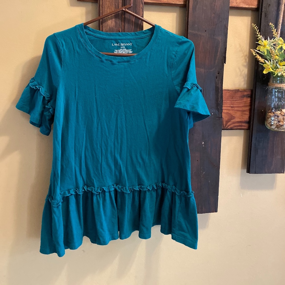 Cotton Teal Top
